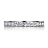 0.75ct Diamond Set Full Eternity Ring, 925 Sterling Silver