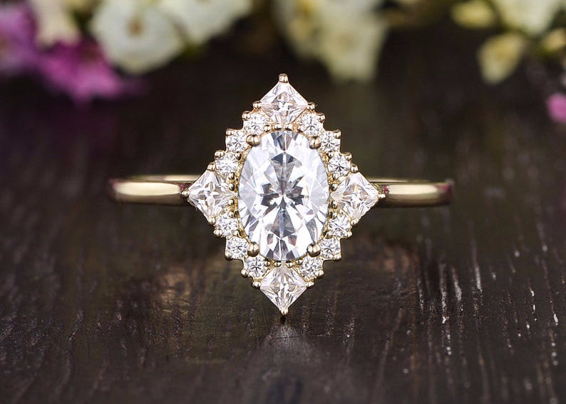 Original engagement best sale ring stone