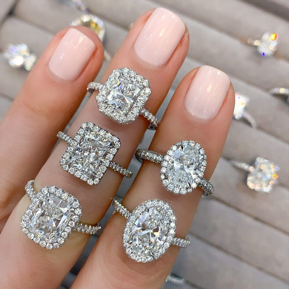 Unique Engagement Rings | Rough Uncut Diamonds | Point No Point Studio