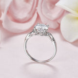 2.00ct Moissanite Diamond Engagement Ring, 925 Sterling Silver