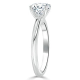 Lab-Diamond, Round Cut Engagement Ring, Classic Style, Choose Your Stone Size and Metal