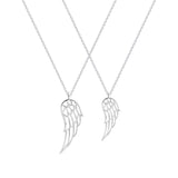 Angel Wing Pendant, Solid Silver 925