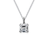 3.00ct Total, Moissanite Pendant & Earring Set, 925 Sterling Silver
