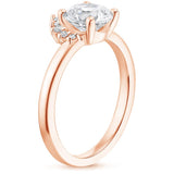 1.25ct Vintage Oval Cut Moissanite Halo Engagement Ring,  Available in White Gold, Platinum, Rose Gold or Yellow Gold
