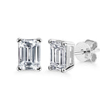3.00ct Total, Moissanite Pendant & Earring Set, 925 Sterling Silver