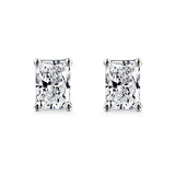 3.00ct Total, Moissanite Pendant & Earring Set, 925 Sterling Silver