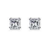3.00ct Total, Moissanite Pendant & Earring Set, 925 Sterling Silver