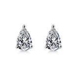 3.00ct Total, Moissanite Pendant & Earring Set, 925 Sterling Silver