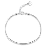 Solid 925 Sterling Silver Bracelet, Perfect Gift for Wedding or Birthday