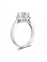 2.00ct White Topaz and Diamond Halo Enagagement Ring, Vintage Inspired, Available in 14kt or 18Kt White, Yellow or Rose Gold