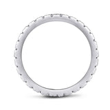 2.25ct Diamond Wedding Bands x 3, Full Eternity Rings, 925 Sterling Silver, x3 Ring Set