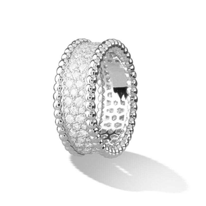 1.78ct Moissanite Wedding Band, Full Eternity Ring, Available in White, Rose or Yellow Gold