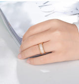 1.78ct Moissanite Wedding Band, Full Eternity Ring, Available in White, Rose or Yellow Gold