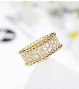 1.78ct Moissanite Wedding Band, Full Eternity Ring, Available in White, Rose or Yellow Gold