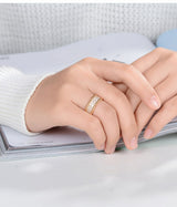 1.78ct Moissanite Wedding Band, Full Eternity Ring, Available in White, Rose or Yellow Gold