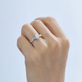 Lab-Diamond Oval Cut, Vintage Halo Engagement Ring, Choose Your Stone Size and Metal