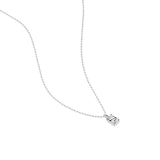 1.00ct Radiant Cut Moissanite Pendant, 925 Sterling Silver