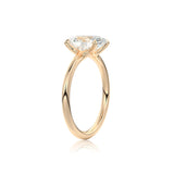Oval Cut Classic Moissanite Engagement Ring