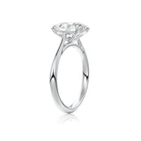 Oval Cut Classic Moissanite Engagement Ring