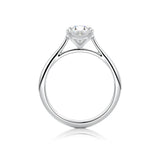 Oval Cut Classic Moissanite Engagement Ring