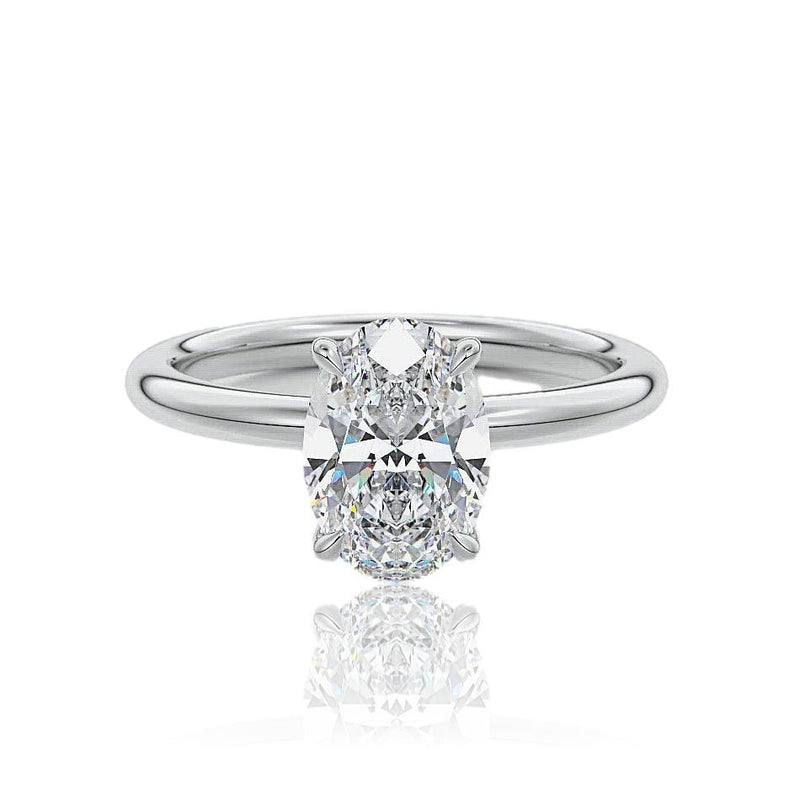 Design Moissanite Engagement Ring