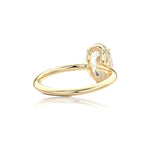 Oval Cut Modern Moissanite Ring