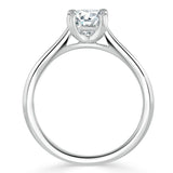 Lab-Diamond Cushion Cut Engagement Ring, Classic Style, Choose Your Stone Size and Metal