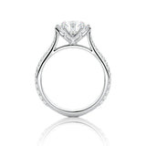 Round Cut 6 Claw Diamond Engagement Ring