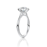 Round Cut Classic 6 Claw Moissanite Ring