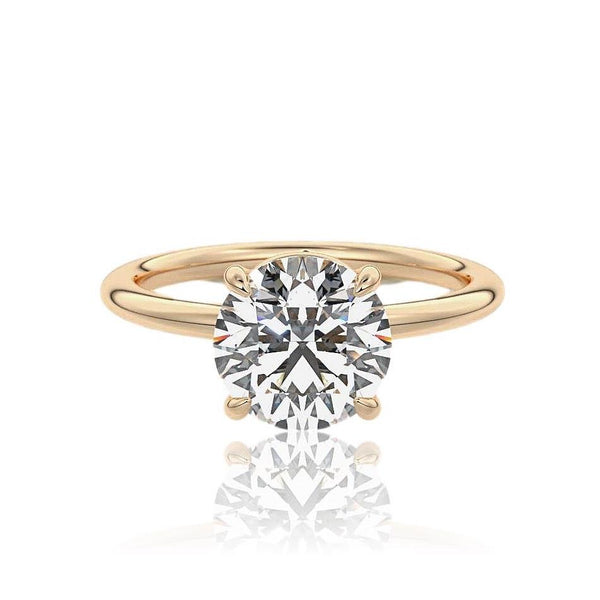 Round Cut Classic Diamond Engagement Ring