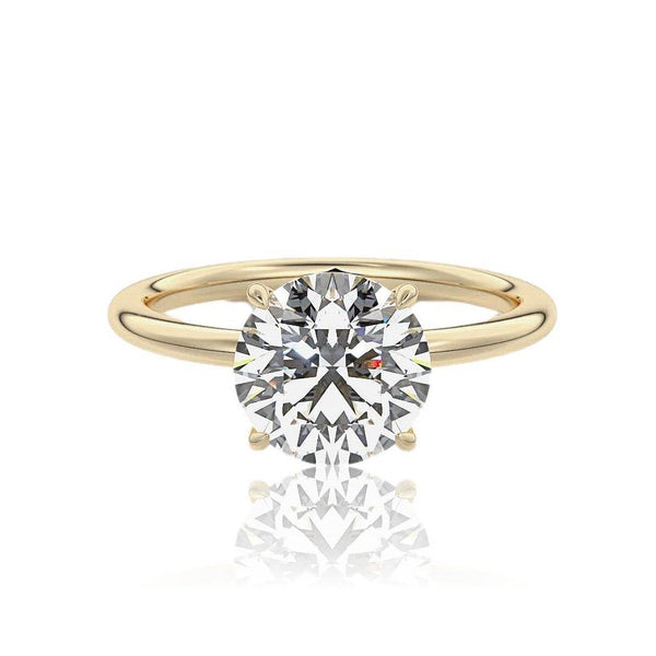 Round Cut Classic Diamond Engagement Ring