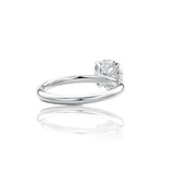 Round Cut Classic Moissanite Engagement Ring