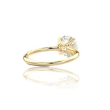 Round Cut Classic Moissanite Engagement Ring