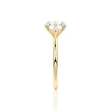 Round Cut Classic Moissanite Engagement Ring