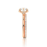Round Cut Classic Moissanite Engagement Ring