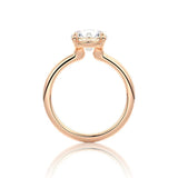 Round Cut Classic Moissanite Engagement Ring