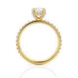 1.25ct  Round Cut Moissanite Engagement Ring, Classic Style,  Available in Yellow Gold, Rose Gold, White Gold or Platinum