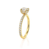 1.25ct  Round Cut Moissanite Engagement Ring, Classic Style,  Available in Yellow Gold, Rose Gold, White Gold or Platinum