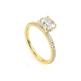 1.25ct  Round Cut Moissanite Engagement Ring, Classic Style,  Available in Yellow Gold, Rose Gold, White Gold or Platinum
