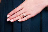 Lab-Diamond Cushion Cut, Classic Four Claw Engagement Ring, Choose Your Stone Size and Metal