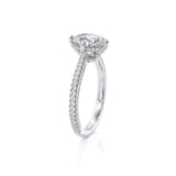 1.50ct Oval Cut Moissanite, Classic Engagement Ring, Available in White Gold or Platinum