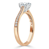 Lab-Diamond Oval Cut Engagement Ring, Classic Style, Choose Your Stone Size and Metal