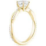 1.00ct  Oval Cut Moissanite Engagement Ring, Classic Style,  Available in White Gold, Platinum, Rose Gold or Yellow Gold