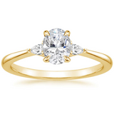 1.00ct Vintage Oval Cut Moissanite  Engagement Rin,  Available in White Gold, Platinum, Rose Gold or Yellow Gold