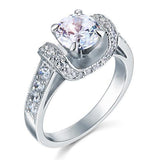 1.25ct Vintage Diamond Engagement Ring, Round Brilliant Cut, 925 Silver