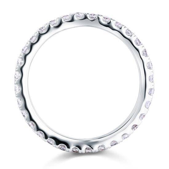 0.70ct Round Brilliant Cut Full Diamond Eternity Ring