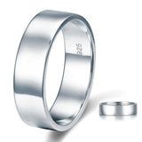 Men's Contemporary Wedding Band Set In Solid Sterling Silver 925