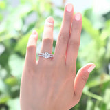 1.25ct Vintage Diamond Engagement Ring, Round Brilliant Cut, 925 Silver