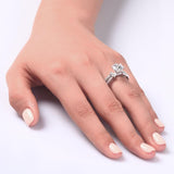 1.25ct Vintage Diamond Engagement Ring, Round Brilliant Cut, 925 Silver
