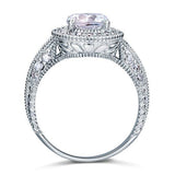 2.00ct Vintage Diamond Engagement Ring, Round Brilliant Cut, 925 Silver